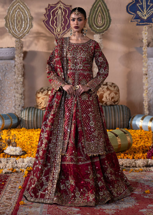 Haseens | Al Noor Formals | Nayla - Dress - available at Maria Faisal in UK and USA.