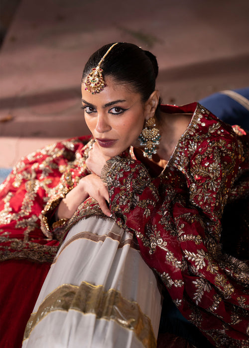 Haseens | Al Noor Formals | Nayla - Dress - available at Maria Faisal in UK and USA.