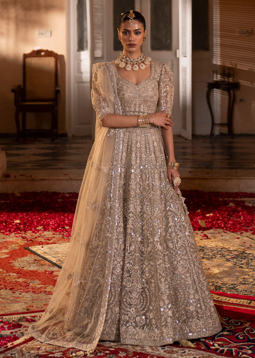 Haseens | Al Noor Formals | Afrooz - Dress - available at Maria Faisal in UK and USA.