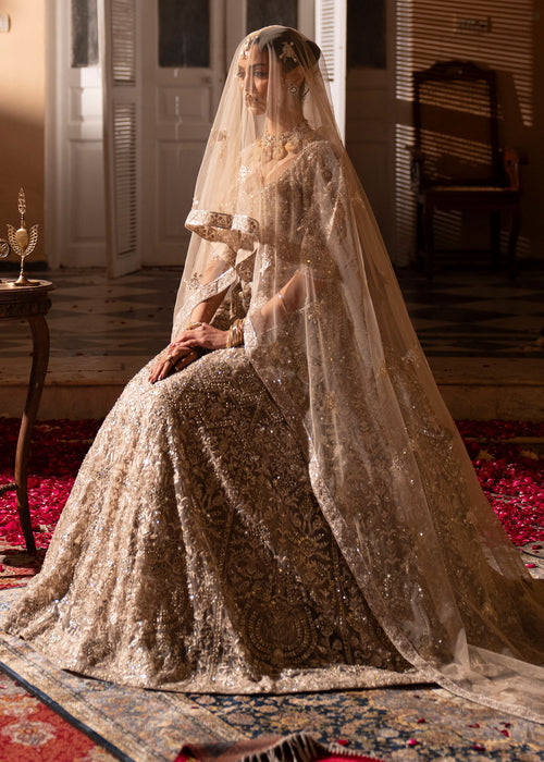 Haseens | Al Noor Formals | Afrooz - Dress - available at Maria Faisal in UK and USA.