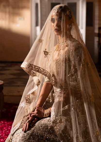 Haseens | Al Noor Formals | Afrooz - Dress - available at Maria Faisal in UK and USA.