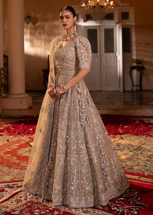 Haseens | Al Noor Formals | Afrooz - Dress - available at Maria Faisal in UK and USA.