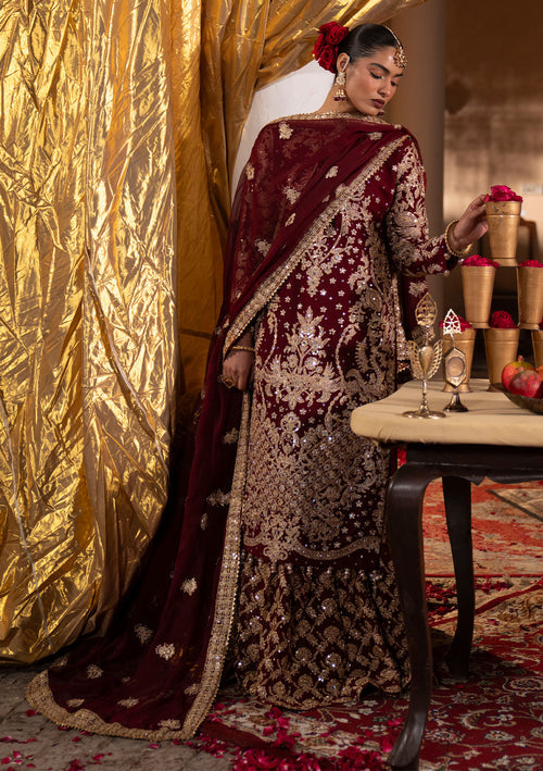 Haseens | Al Noor Formals | Arosha - Dress - available at Maria Faisal in UK and USA.
