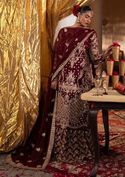 Haseens | Al Noor Formals | Arosha - Dress - available at Maria Faisal in UK and USA.