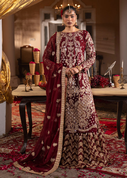 Haseens | Al Noor Formals | Arosha - Dress - available at Maria Faisal in UK and USA.