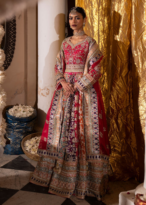 Haseens | Al Noor Formals | Laaj - Dress - available at Maria Faisal in UK and USA.