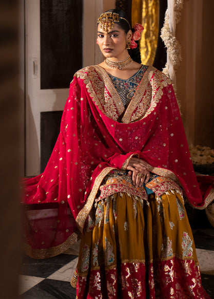 Haseens | Al Noor Formals | Tajdar - Dress - available at Maria Faisal in UK and USA.