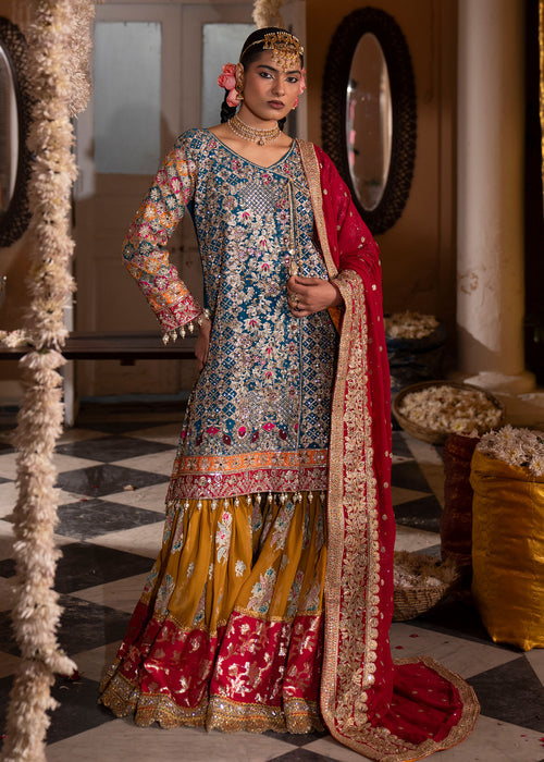 Haseens | Al Noor Formals | Tajdar - Dress - available at Maria Faisal in UK and USA.