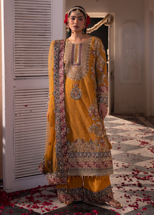 Haseens | Al Noor Formals | Marjaan - Dress - available at Maria Faisal in UK and USA.