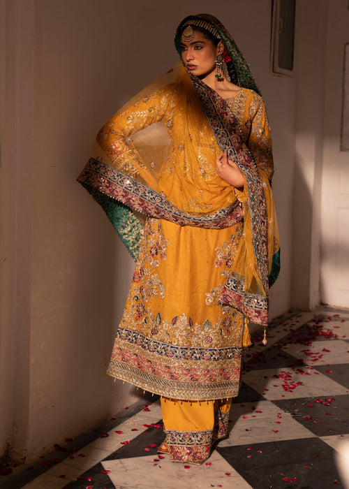 Haseens | Al Noor Formals | Marjaan - Dress - available at Maria Faisal in UK and USA.