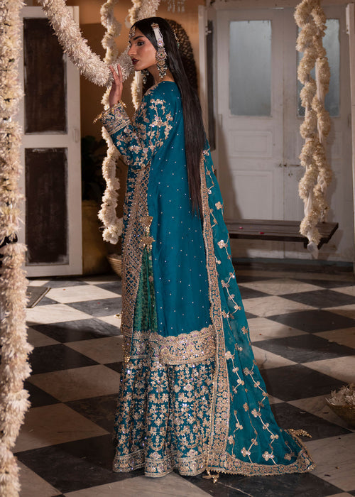 Haseens | Al Noor Formals | Kohinoor - Dress - available at Maria Faisal in UK and USA.
