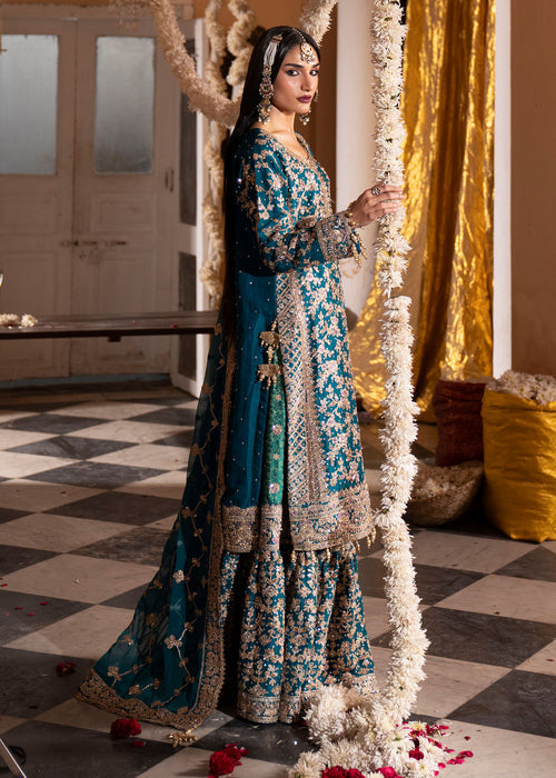 Haseens | Al Noor Formals | Kohinoor - Dress - available at Maria Faisal in UK and USA.