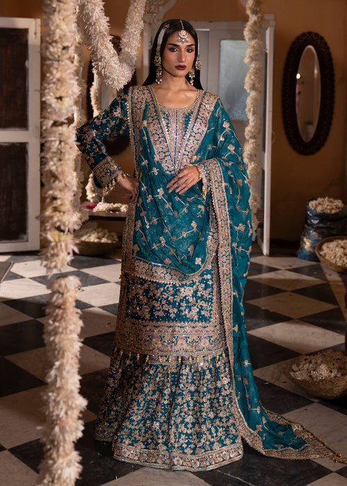 Haseens | Al Noor Formals | Kohinoor - Dress - available at Maria Faisal in UK and USA.