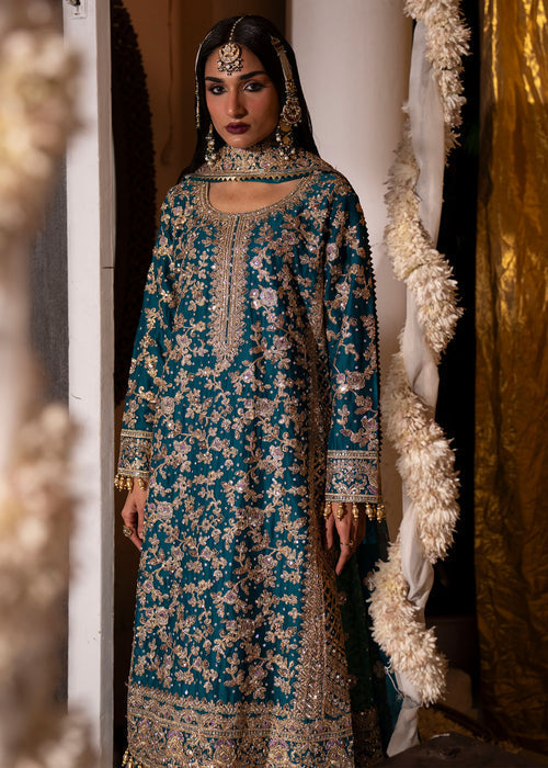 Haseens | Al Noor Formals | Kohinoor - Dress - available at Maria Faisal in UK and USA.