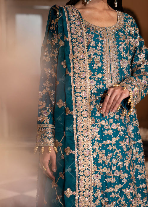 Haseens | Al Noor Formals | Kohinoor - Dress - available at Maria Faisal in UK and USA.