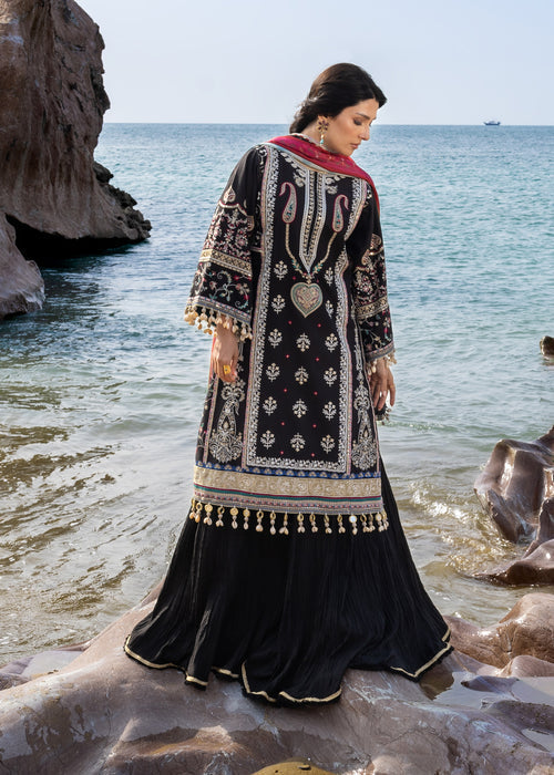 Sadaf Fawad Khan | Lawn 26 | Kohl - Dress - available at Maria Faisal in UK and USA.