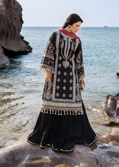 Sadaf Fawad Khan | Lawn 26 | Kohl - Dress - available at Maria Faisal in UK and USA.