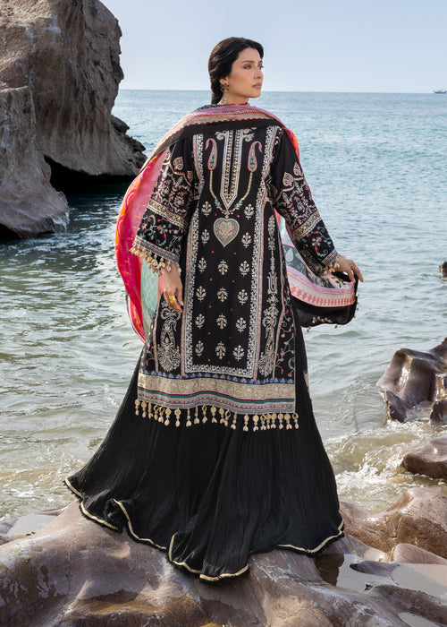 Sadaf Fawad Khan | Lawn 26 | Kohl - Dress - available at Maria Faisal in UK and USA.