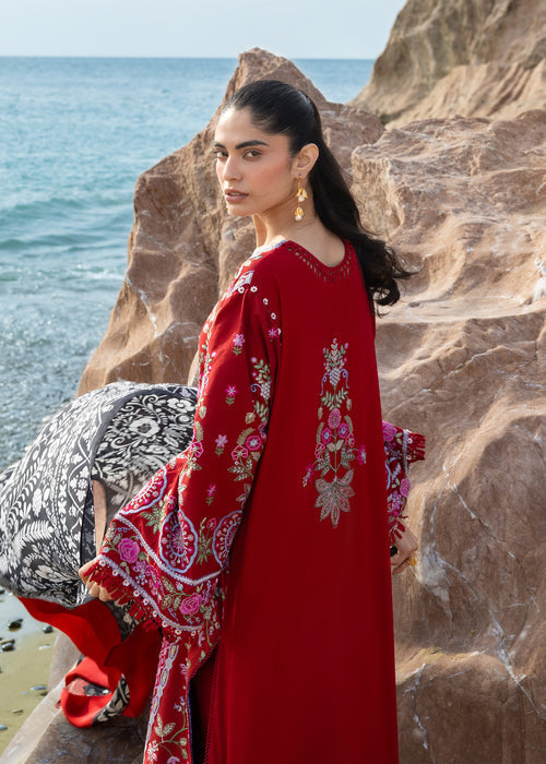 Sadaf Fawad Khan | Lawn 26 | Laal - Dress - available at Maria Faisal in UK and USA.