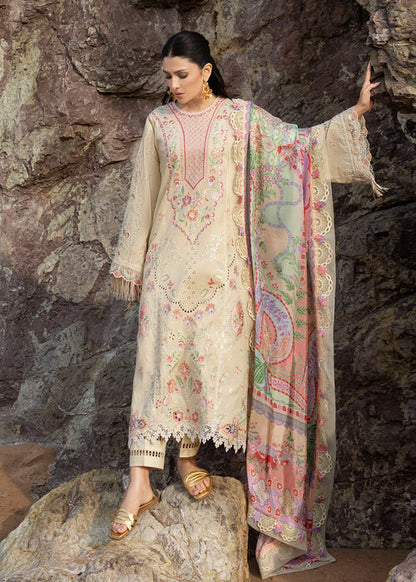 Sadaf Fawad Khan | Lawn 26 | Sunehri - Dress - available at Maria Faisal in UK and USA.