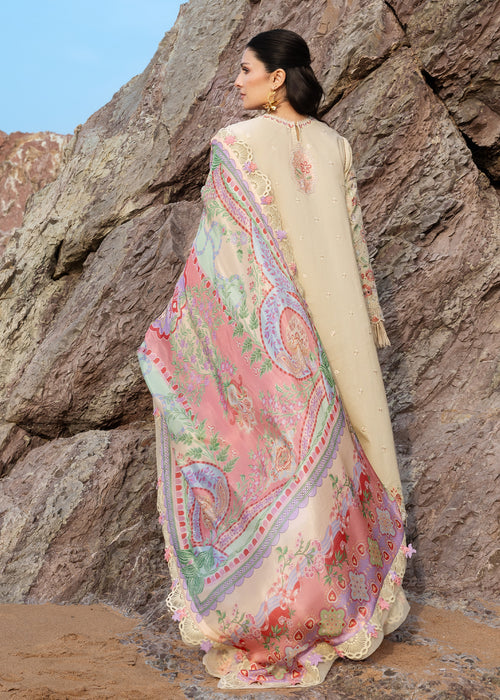 Sadaf Fawad Khan | Lawn 26 | Sunehri - Dress - available at Maria Faisal in UK and USA.