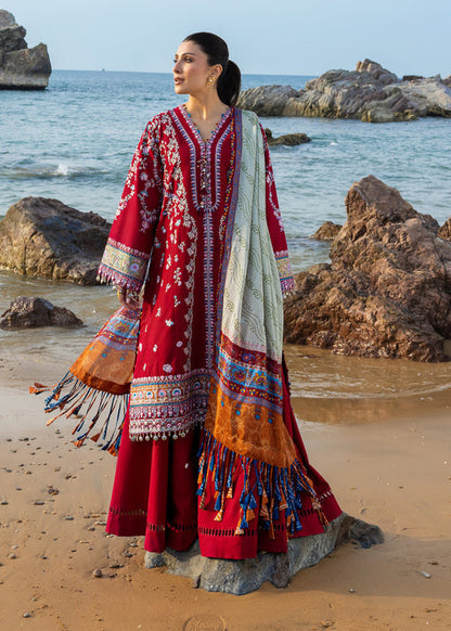 Sadaf Fawad Khan | Lawn 26 | Aatish - Dress - available at Maria Faisal in UK and USA.