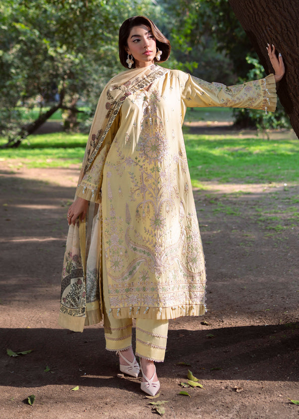 Haseens | Zuri Pret | Elvan - Luxury Dress - available at Maria Faisal in UK and USA.