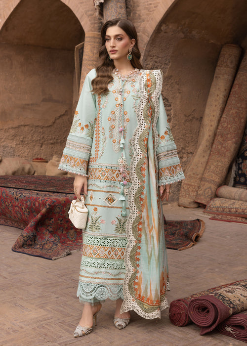 Saira Shakira | Breeze Luxury Lawn | RUNA-8-A - Luxury Dress - available at Maria Faisal in UK and USA.