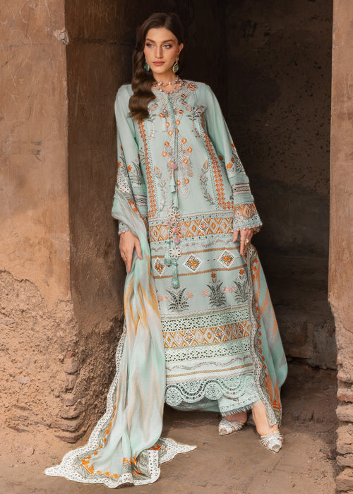 Saira Shakira | Breeze Luxury Lawn | RUNA-8-A - Luxury Dress - available at Maria Faisal in UK and USA.