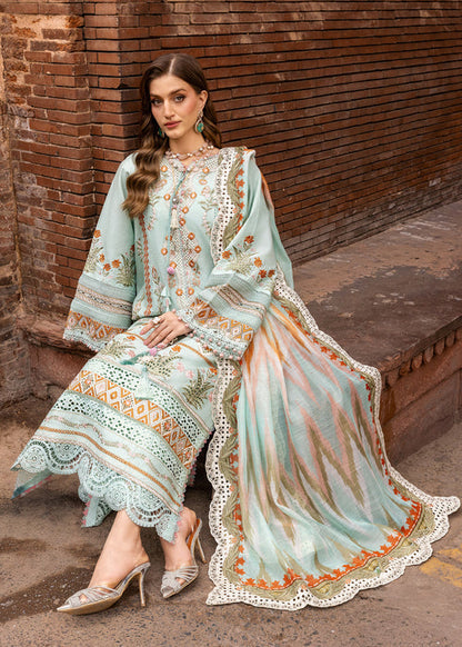 Saira Shakira | Breeze Luxury Lawn | RUNA-8-A - Luxury Dress - available at Maria Faisal in UK and USA.