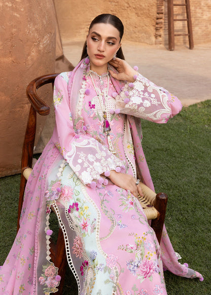 Saira Shakira | Breeze Luxury Lawn | FAYE-7-A - Luxury Dress - available at Maria Faisal in UK and USA.