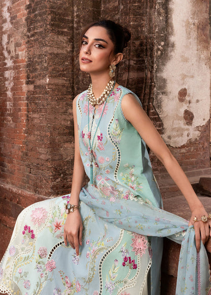 Saira Shakira | Breeze Luxury Lawn | FAYE-7-B - Luxury Dress - available at Maria Faisal in UK and USA.