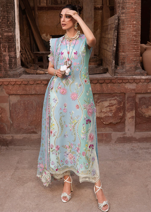Saira Shakira | Breeze Luxury Lawn | FAYE-7-B - Luxury Dress - available at Maria Faisal in UK and USA.
