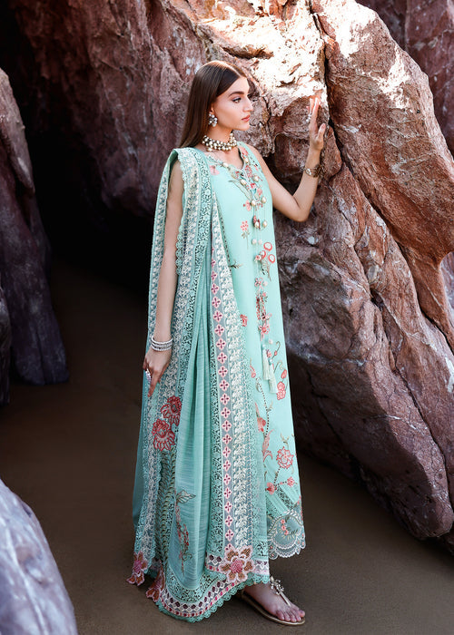 Saira Shakira | Breeze Luxury Lawn | GIA-5-B - Luxury Dress - available at Maria Faisal in UK and USA.