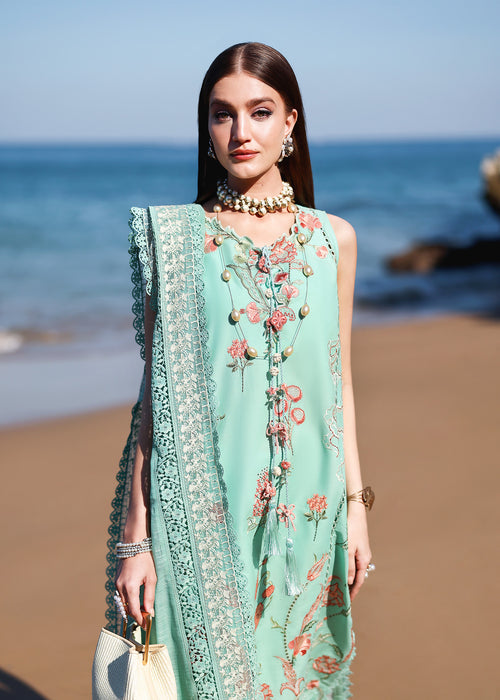 Saira Shakira | Breeze Luxury Lawn | GIA-5-B - Luxury Dress - available at Maria Faisal in UK and USA.