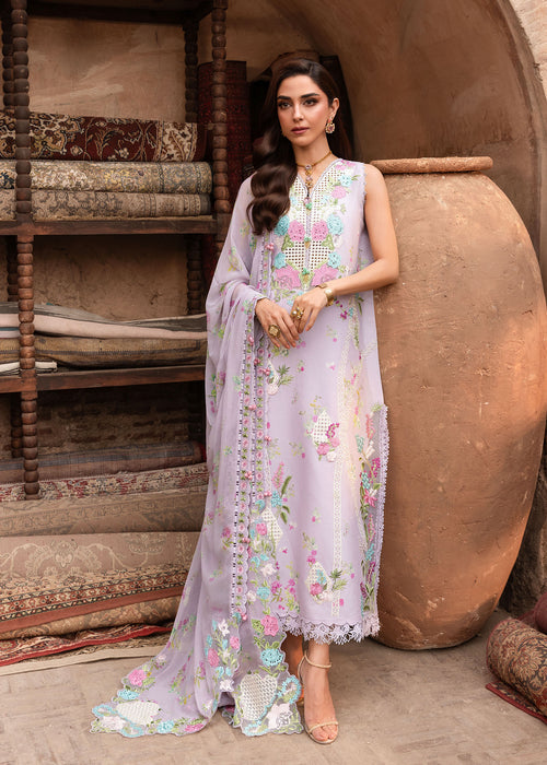 Saira Shakira | Breeze Luxury Lawn | ROSE-6-B - Luxury Dress - available at Maria Faisal in UK and USA.