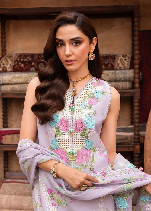 Saira Shakira | Breeze Luxury Lawn | ROSE-6-B - Luxury Dress - available at Maria Faisal in UK and USA.