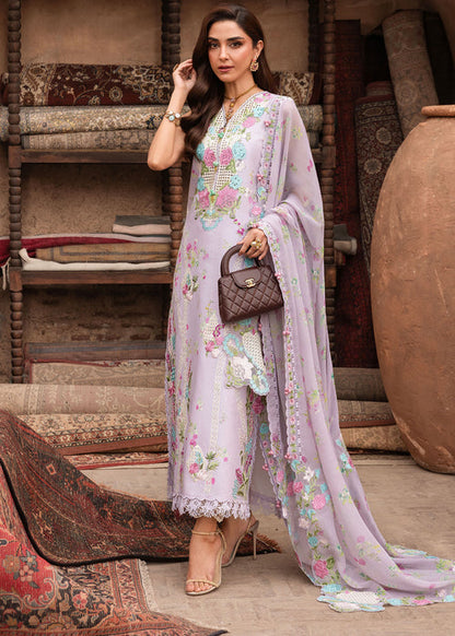 Saira Shakira | Breeze Luxury Lawn | ROSE-6-B - Luxury Dress - available at Maria Faisal in UK and USA.