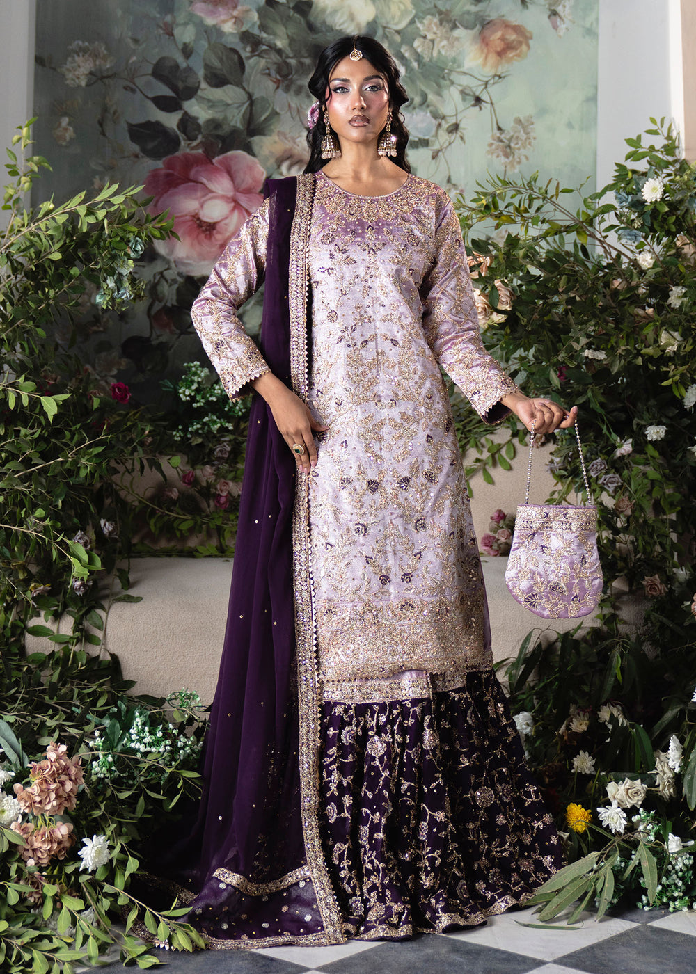 Haseens | Naira Formals | Taj - Formal Dress - available at Maria Faisal in UK and USA.