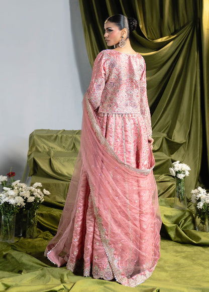 Haseens | Naira Formals | Rose - Formal Dress - available at Maria Faisal in UK and USA.