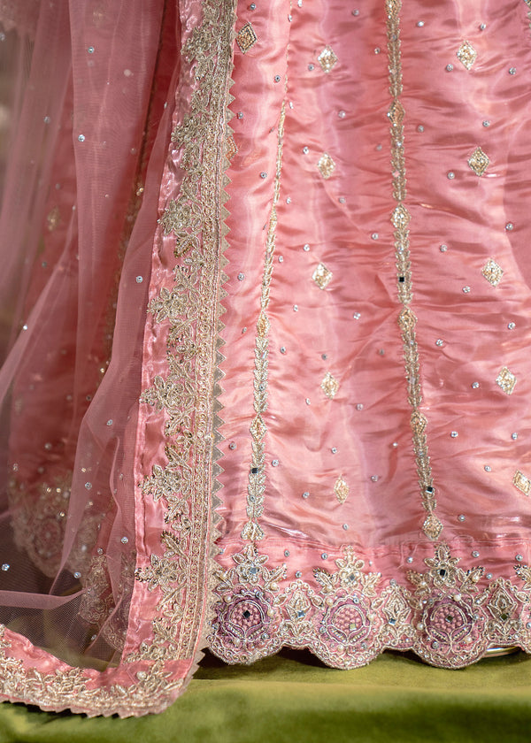Haseens | Naira Formals | Rose - Formal Dress - available at Maria Faisal in UK and USA.
