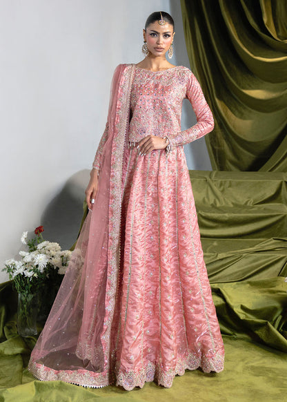 Haseens | Naira Formals | Rose - Formal Dress - available at Maria Faisal in UK and USA.