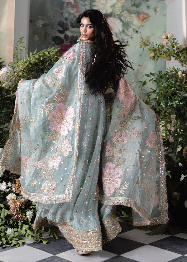 Haseens | Naira Formals | Falak - Formal Dress - available at Maria Faisal in UK and USA.