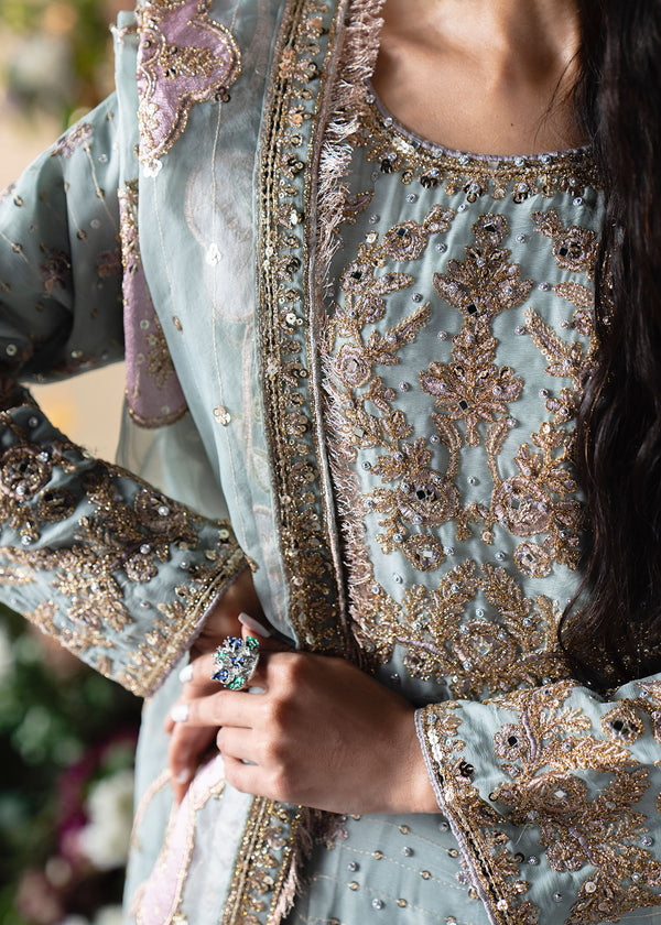 Haseens | Naira Formals | Falak - Formal Dress - available at Maria Faisal in UK and USA.