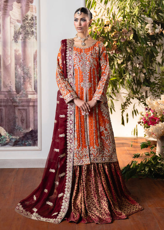 Haseens | Naira Formals | Zafraan - Formal Dress - available at Maria Faisal in UK and USA.