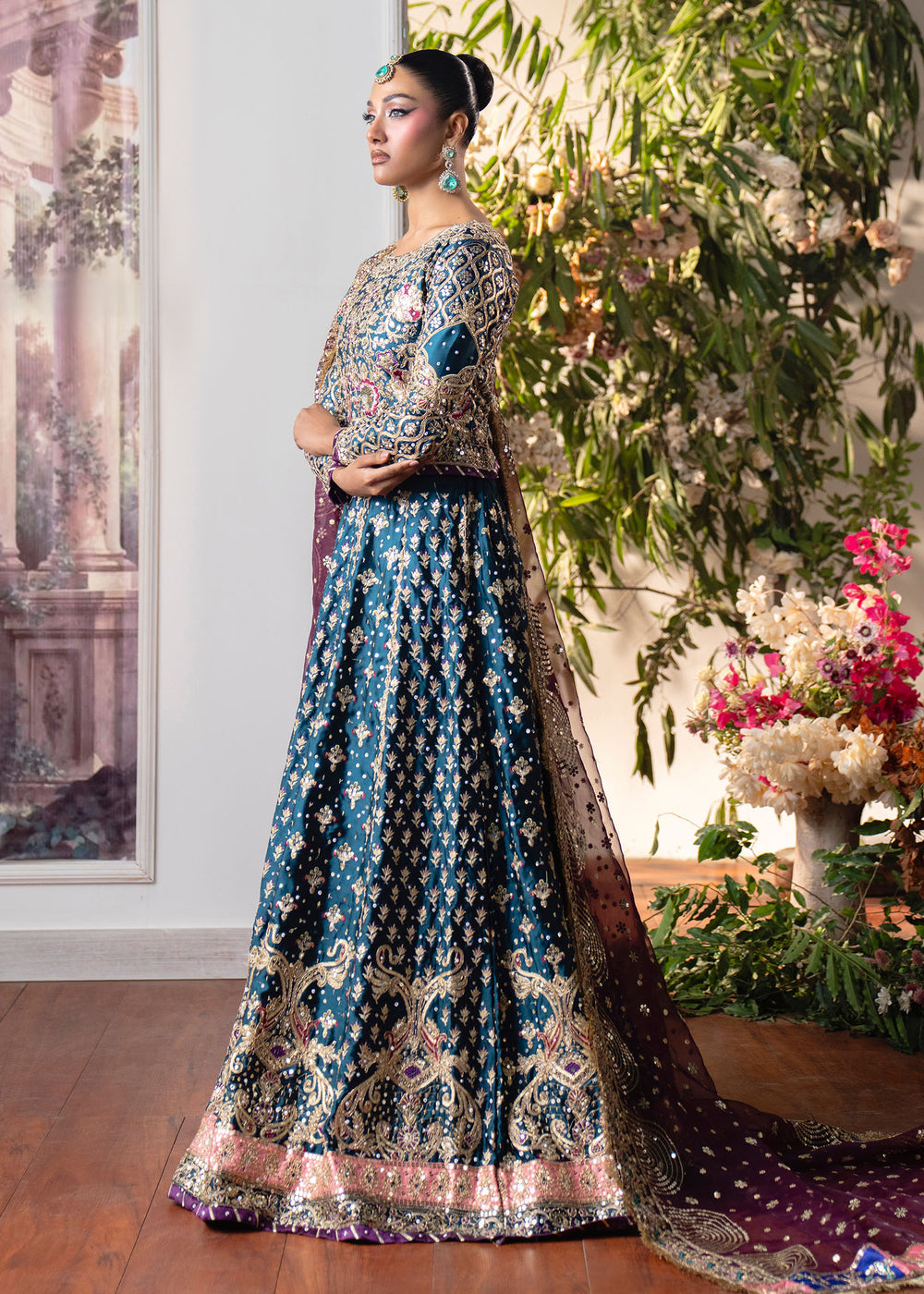 Haseens | Naira Formals | Zar Afshan - Formal Dress - available at Maria Faisal in UK and USA.