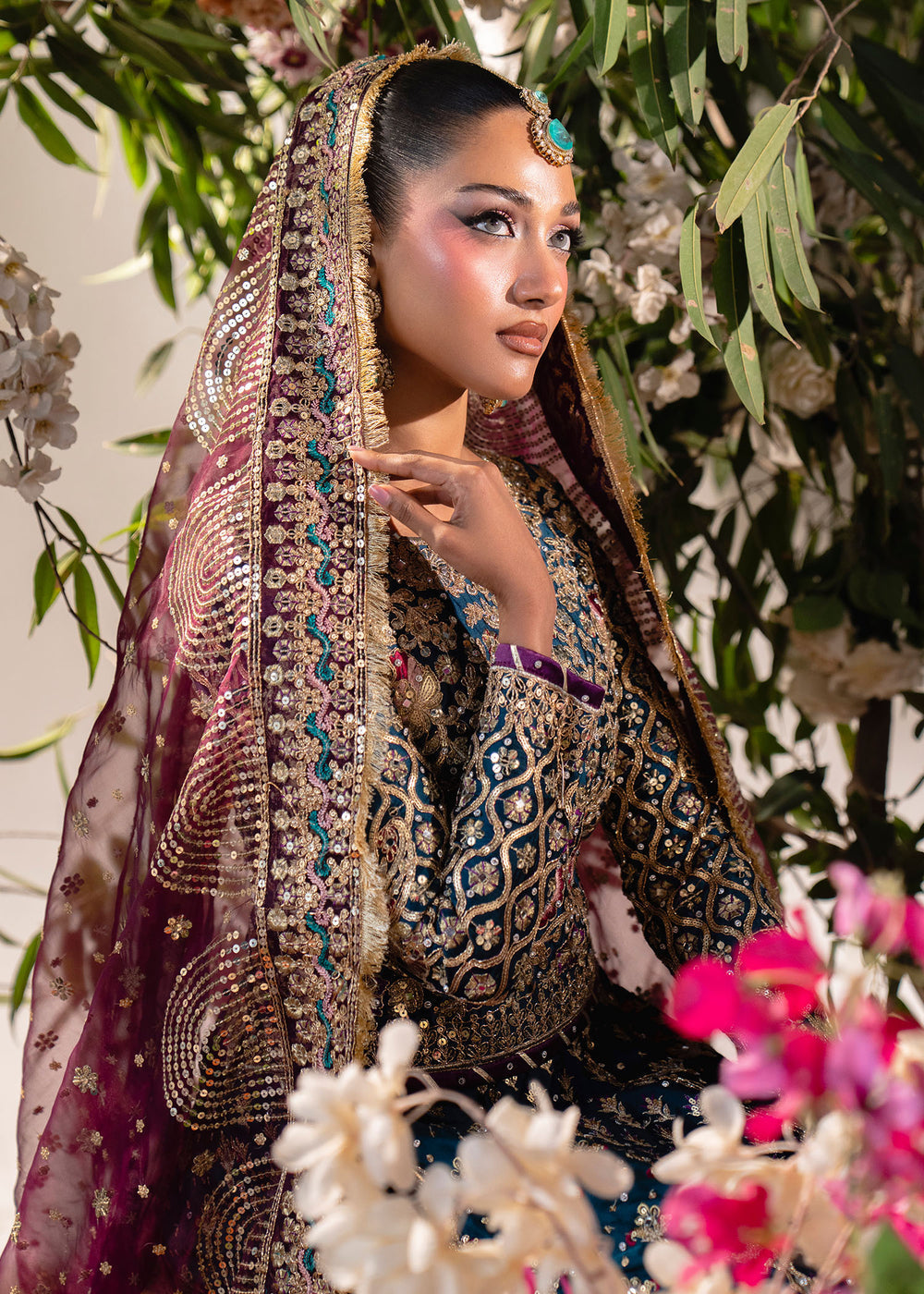 Haseens | Naira Formals | Zar Afshan - Formal Dress - available at Maria Faisal in UK and USA.
