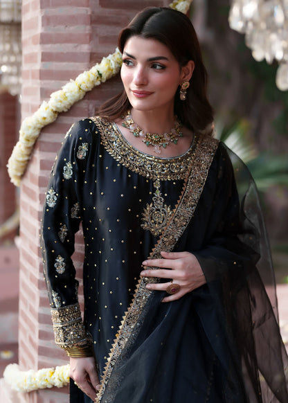 Haseens | Riwayat Luxe | Mehvar Silk - Formal Dress - available at Maria Faisal in UK and USA.