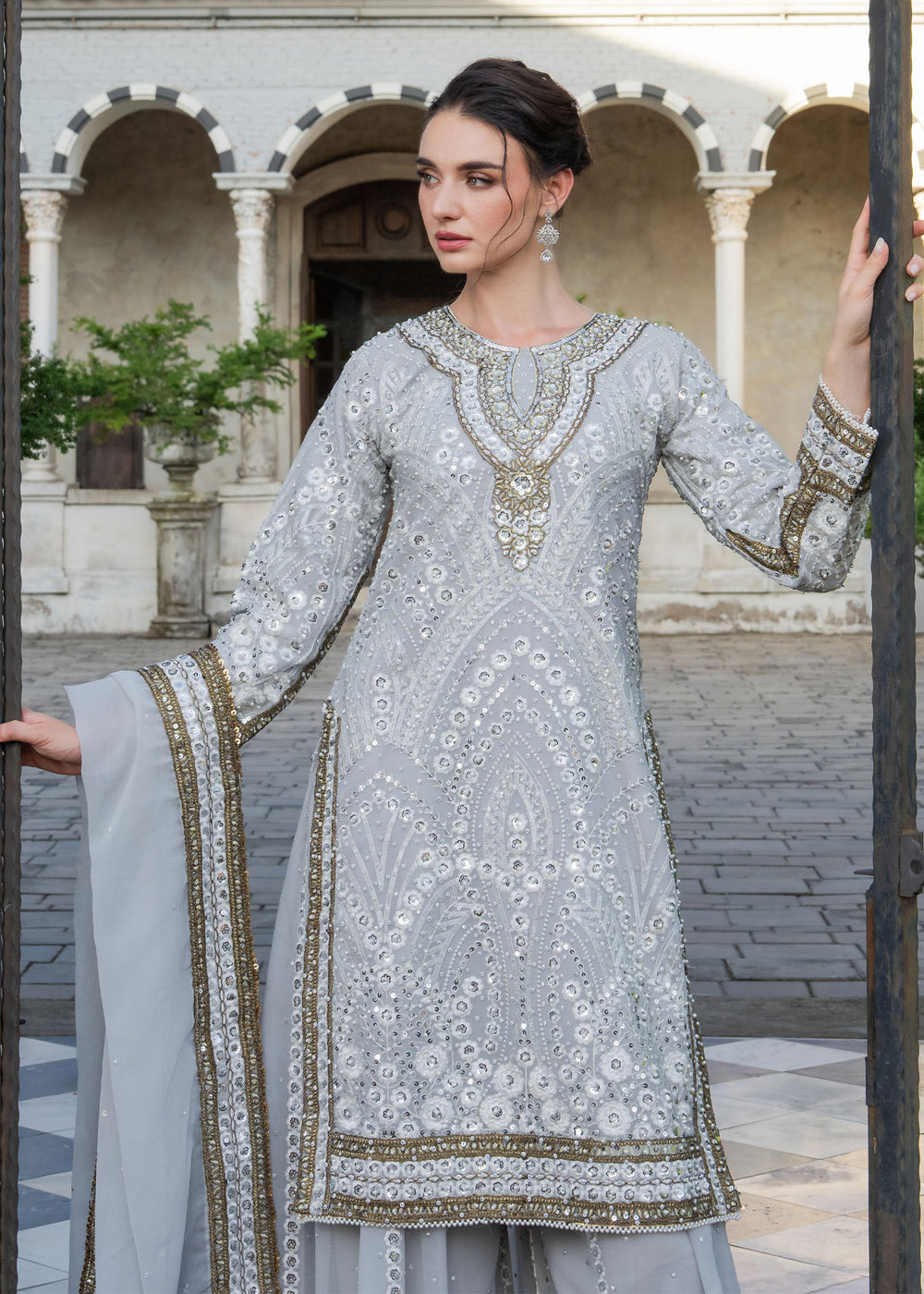 Haseens | Ayra Formals | Zunaira - Formal Dress - available at Maria Faisal in UK and USA.