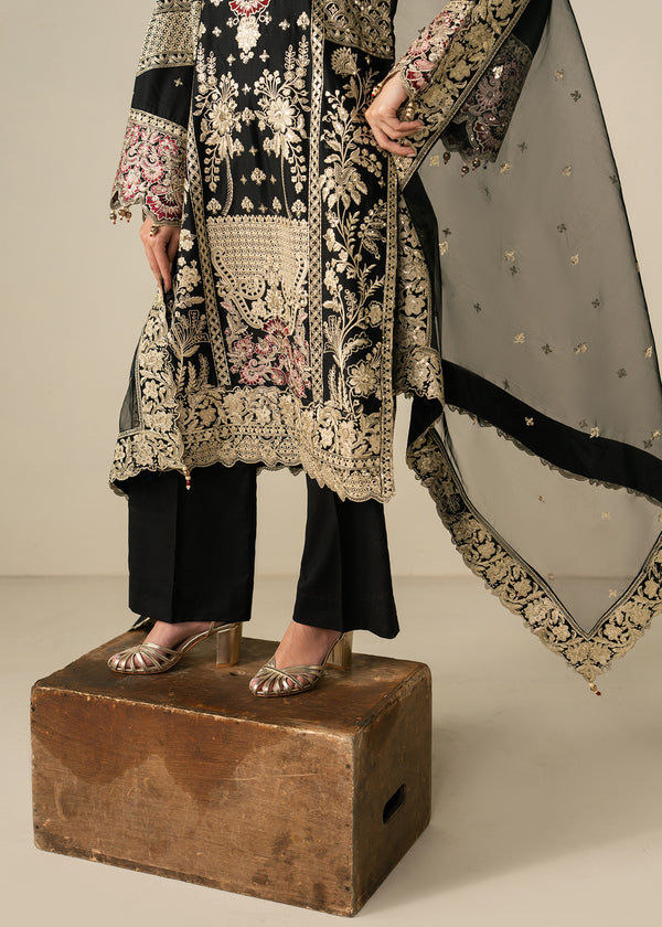 Haseens | Mahra Pret | Ayma - Luxury Dress - available at Maria Faisal in UK and USA.